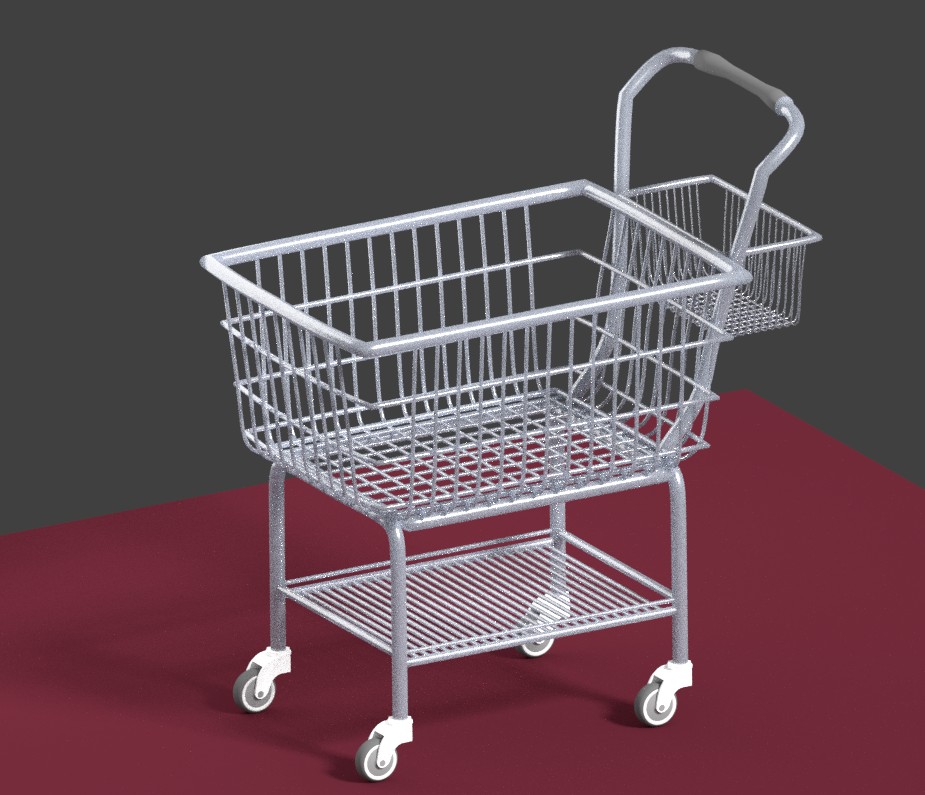 Laundry Cart (Shopping Cart) preview image 1